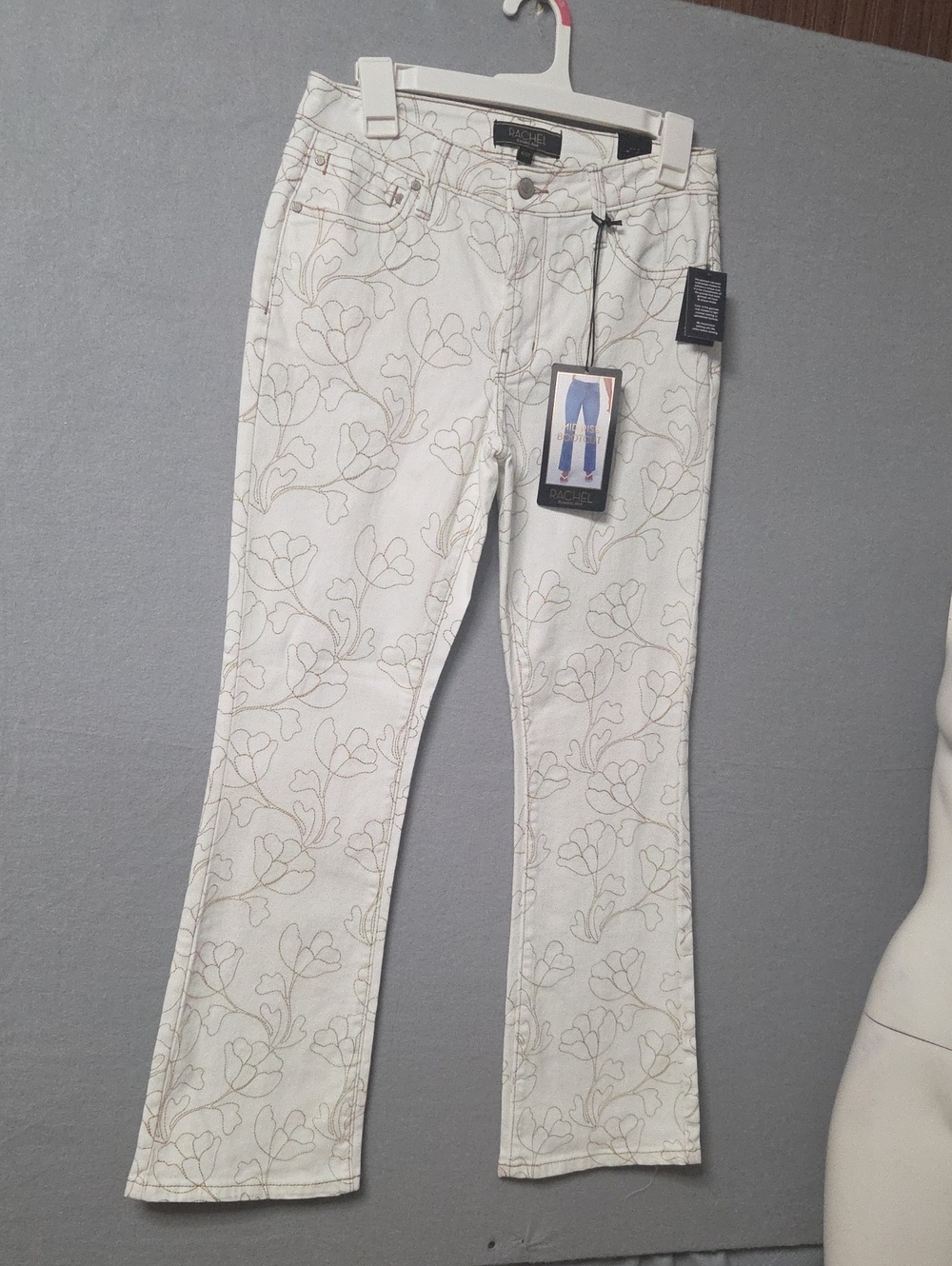 Women's Rachel Rachel Roy Bootcut Jeans  White Floral Print